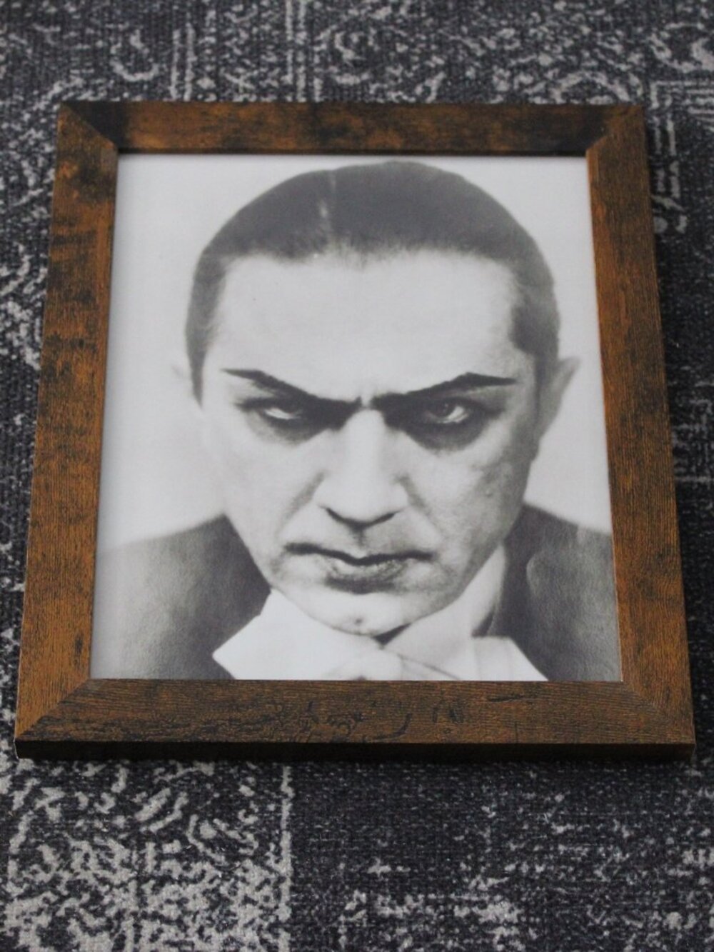 Framed 8x10 Bela Lugosi Dracula Vintage Horror Photo - Movie Decor